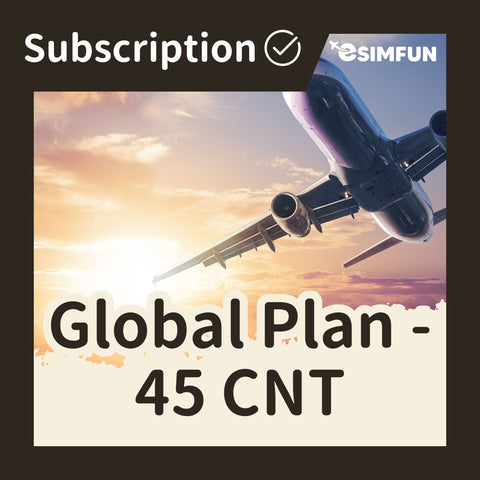 【Subscription - 45 Countries Worldwide】ESIM 5GB every 30 days