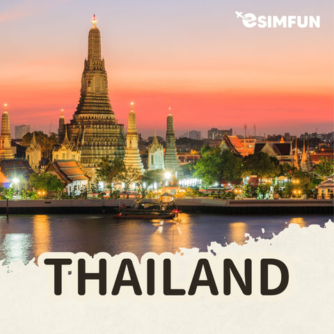 【泰國】ESIM 5G 泰國- 無限流量吃到飽不降速